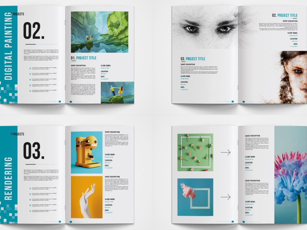 Examples of graphic design portfolio for beginners - fmress