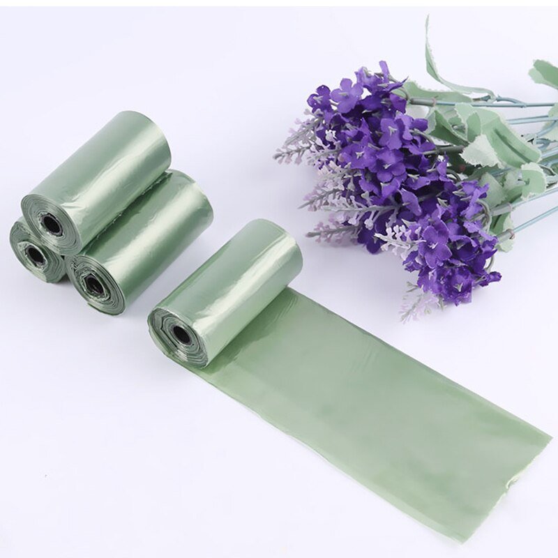 Pet waste eliminator bags on rolls