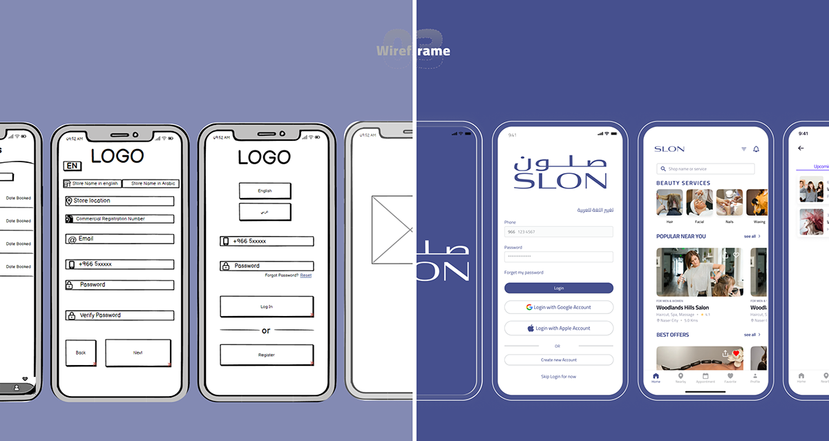 SLON - Beauty Salon Booking App on Behance SLON - Beauty Salon Booking App on Behance
