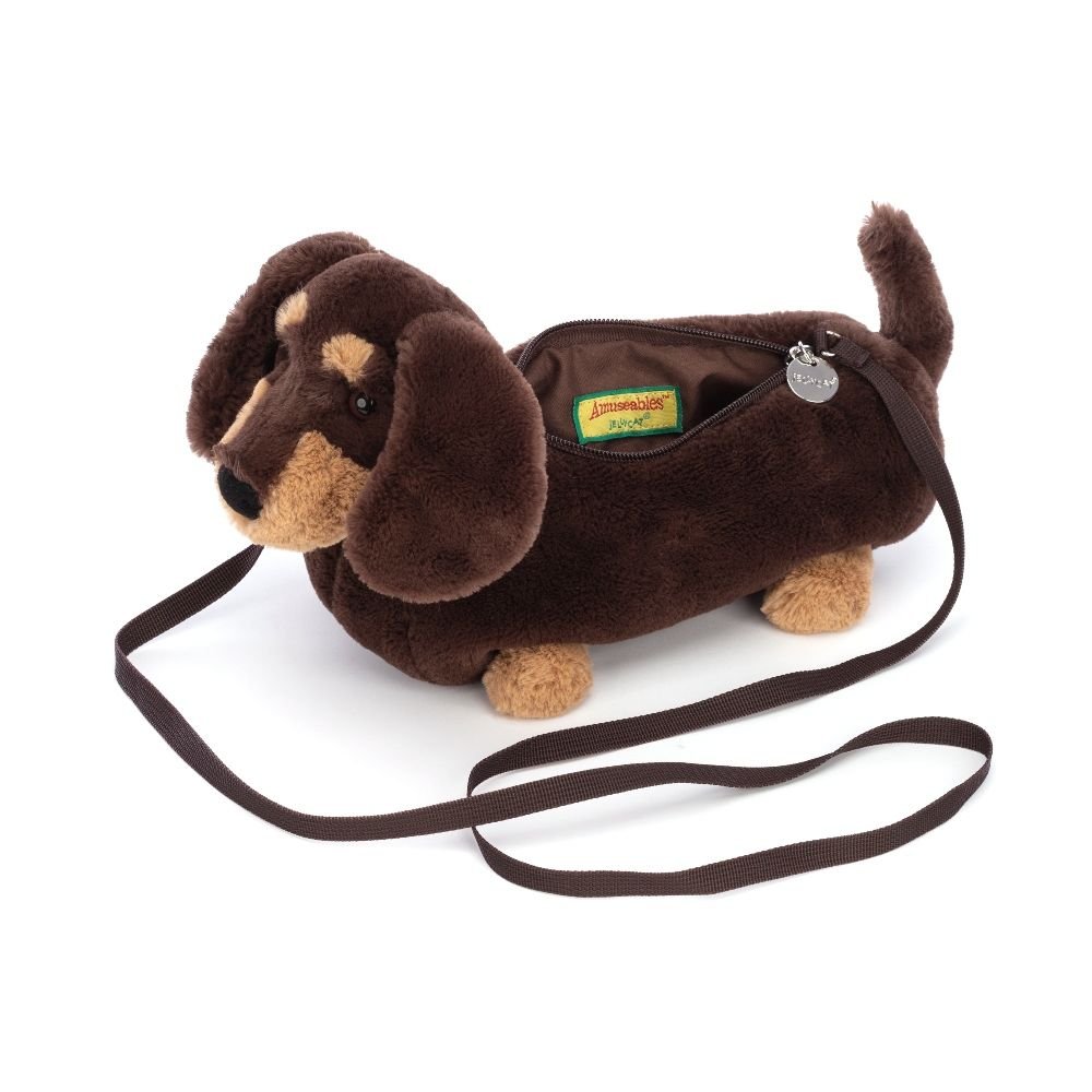 Otto Sausage Dog Bag Charm | Jellycat – Outer Layer