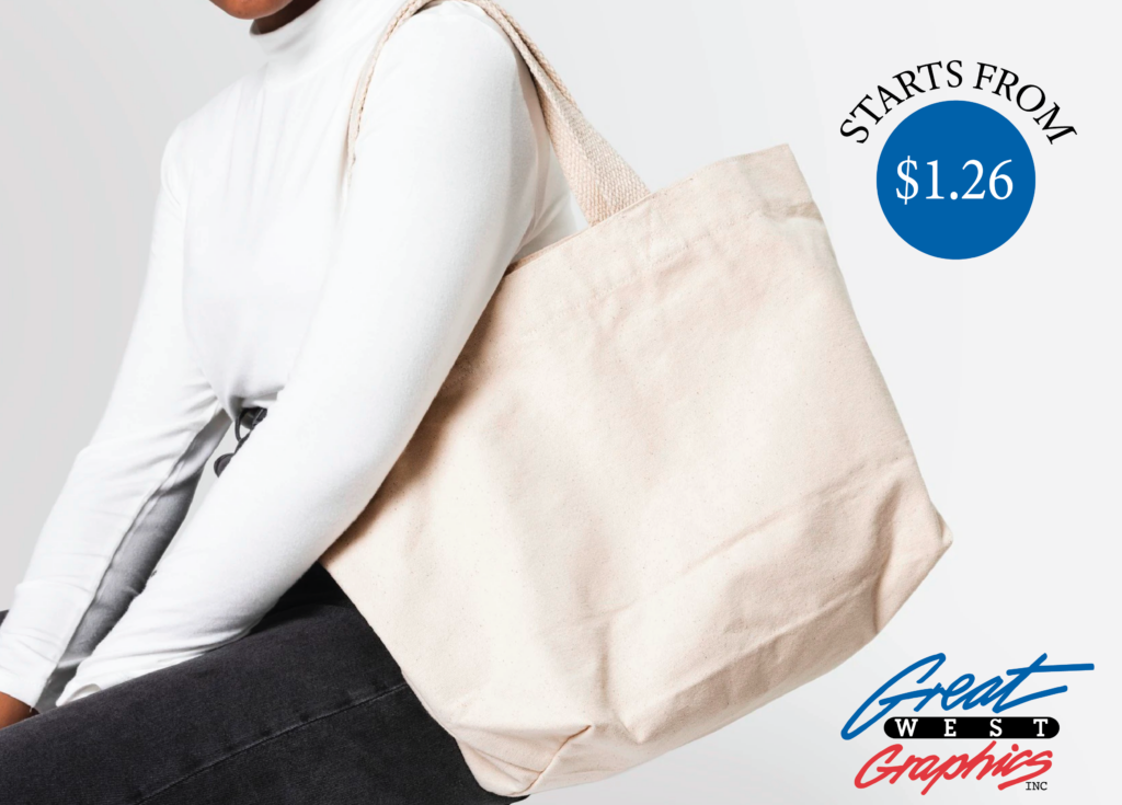 custom tote bags vancouver % Great West Graphics