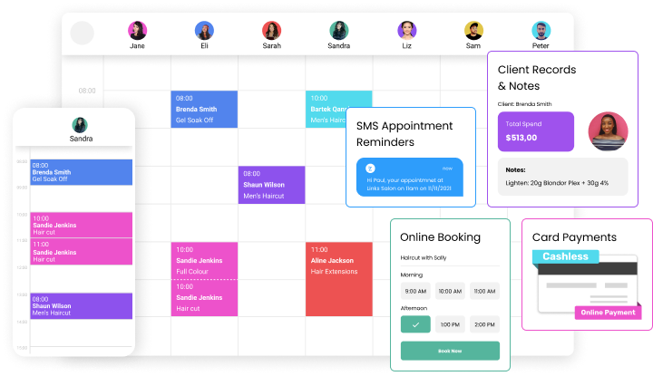 Free Beauty Salon Software | Beauty Salon Booking Software | zolmi.com