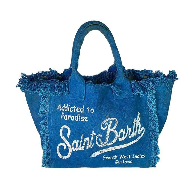 Totes bags Mc2 Saint Barth - Marais flower print beach bag - MARA001TRVI01